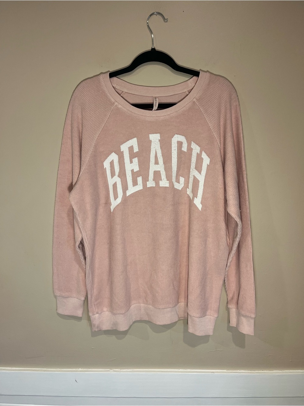 NWT Pink 'Beach' Pullover Sweater size S